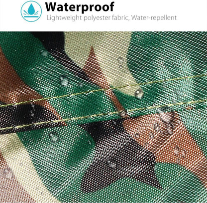 LotFancy Motorcycle Cover - All Weather Deluxe Waterproof Bike Tarp for Scooter Moped Cruiser etc.