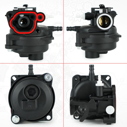 LotFancy Carburetor 799583 for Briggs & Stratton Lawnmower Engine 300E 450E 500E 550E 575E 600E 125cc 08P502 09P602, Fits for 590556 593261 595656 591160 Replacement