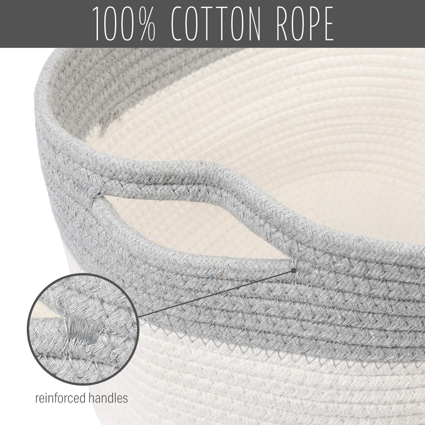 Cotton rope basket