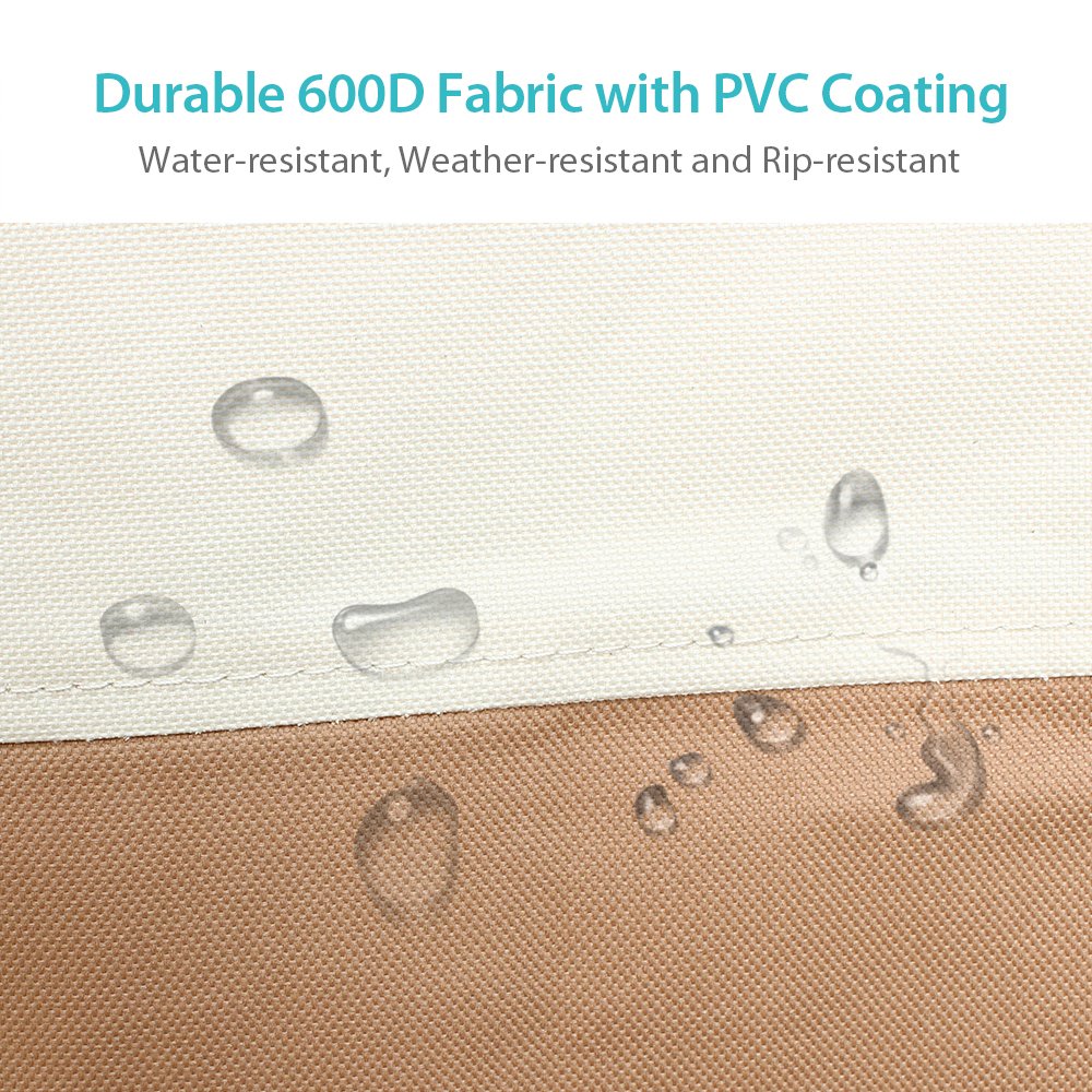 LotFancy Gas Grill Cover for Weber Holland Jenn Air Brinkmann Char Broil Kingsford Uniflame, Heavy Duty