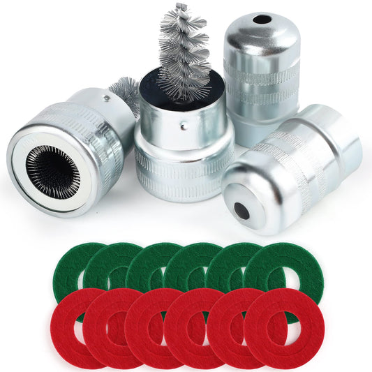 LotFancy Battery Terminal Cleaners with 12 Pcs Anti-Corrosion Fiber Washers for Car Marine Battery