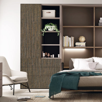 LotFancy Contact Paper, 15.7” x 78.7”, Mocha Brown, Removable Wood Peel and Stick Wallpaper, Waterproof Matte Vinyl Film Roll, Adhesive Liner for Countertop Bathroom Furniture, Squeegee Included
