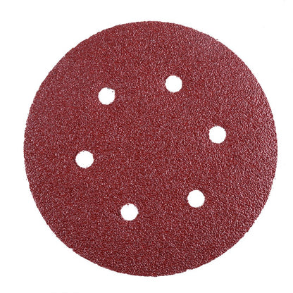 LotFancy 6" 6-Hole Sanding Discs Sandpaper Hook and Loop Pads 40/60/80/100/120/180/240/320/400/800/1000/1500/2000 Assorted Grits