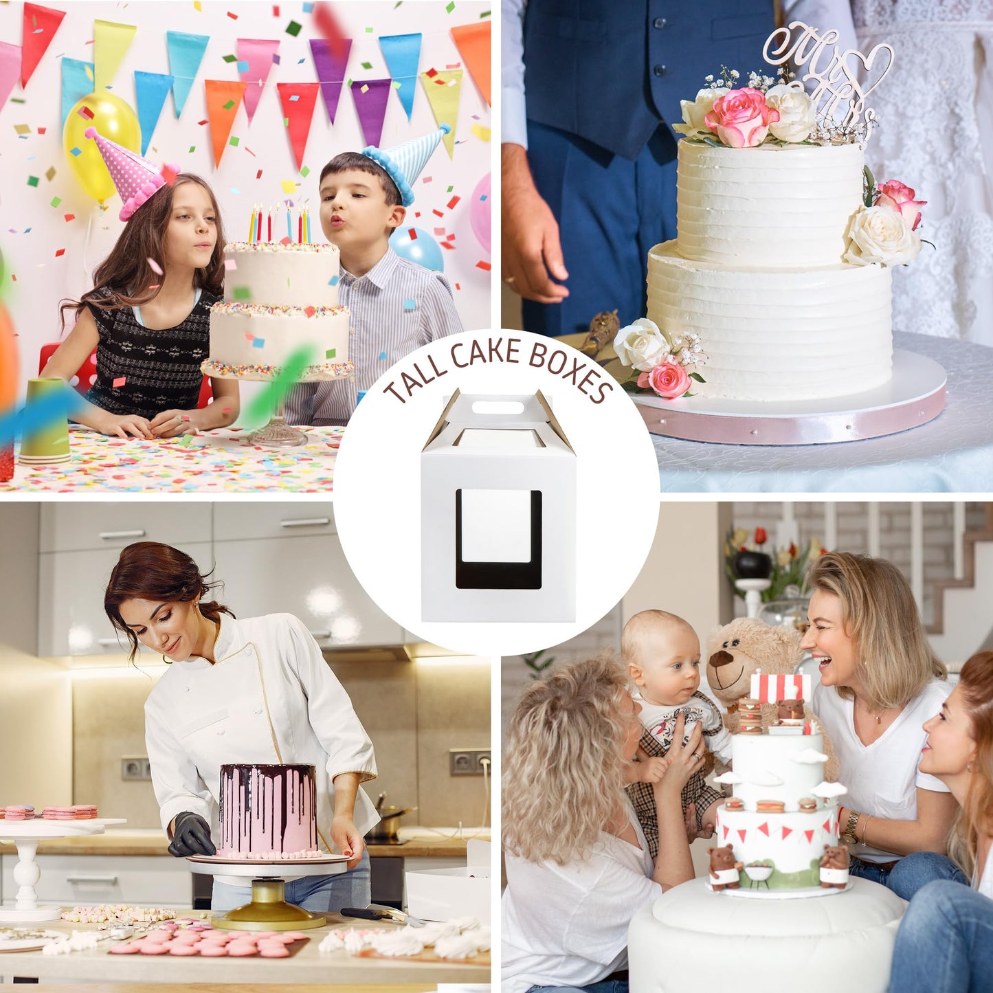 LotFancy Cake Boxes