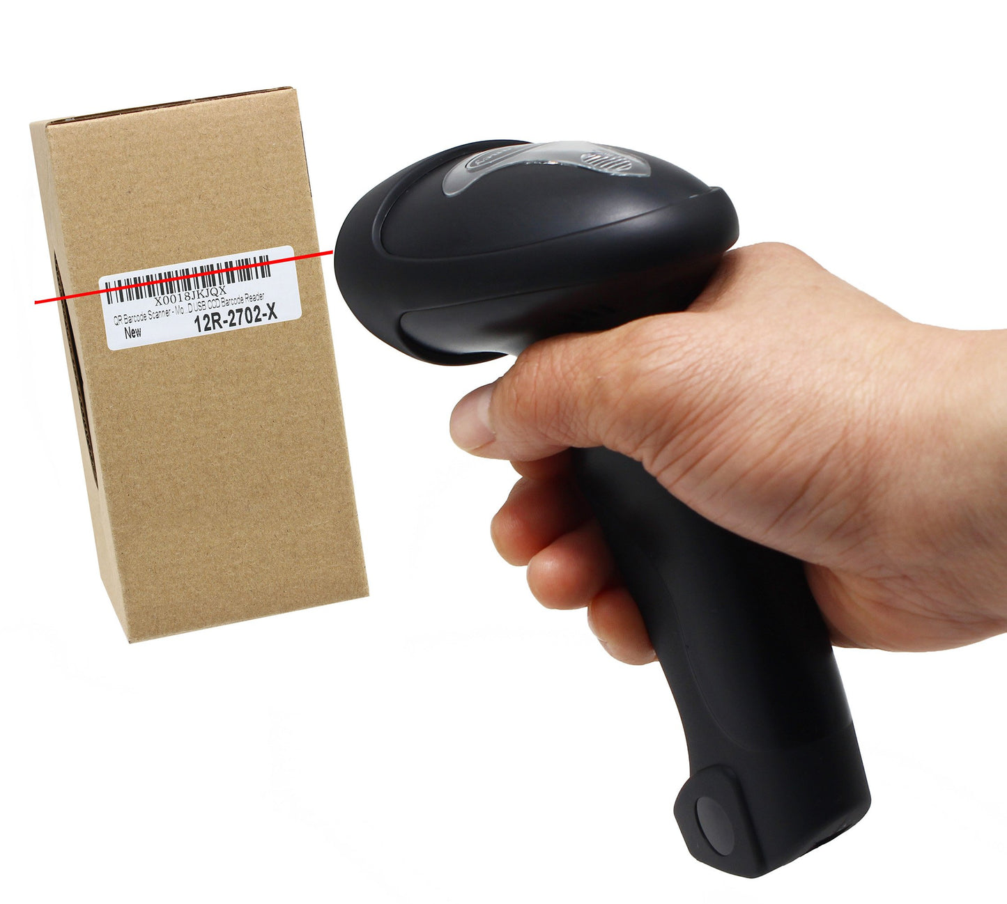 LotFancy 2.4G USB Wireless Barcode Scanner Reader - Cordless Automatic Laser Handheld Bar Code Reader, Portable and Rechargeable