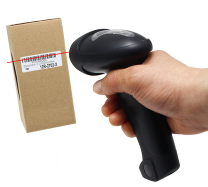 LotFancy 2.4G USB Wireless Barcode Scanner Reader - Cordless Automatic Laser Handheld Bar Code Reader, Portable and Rechargeable