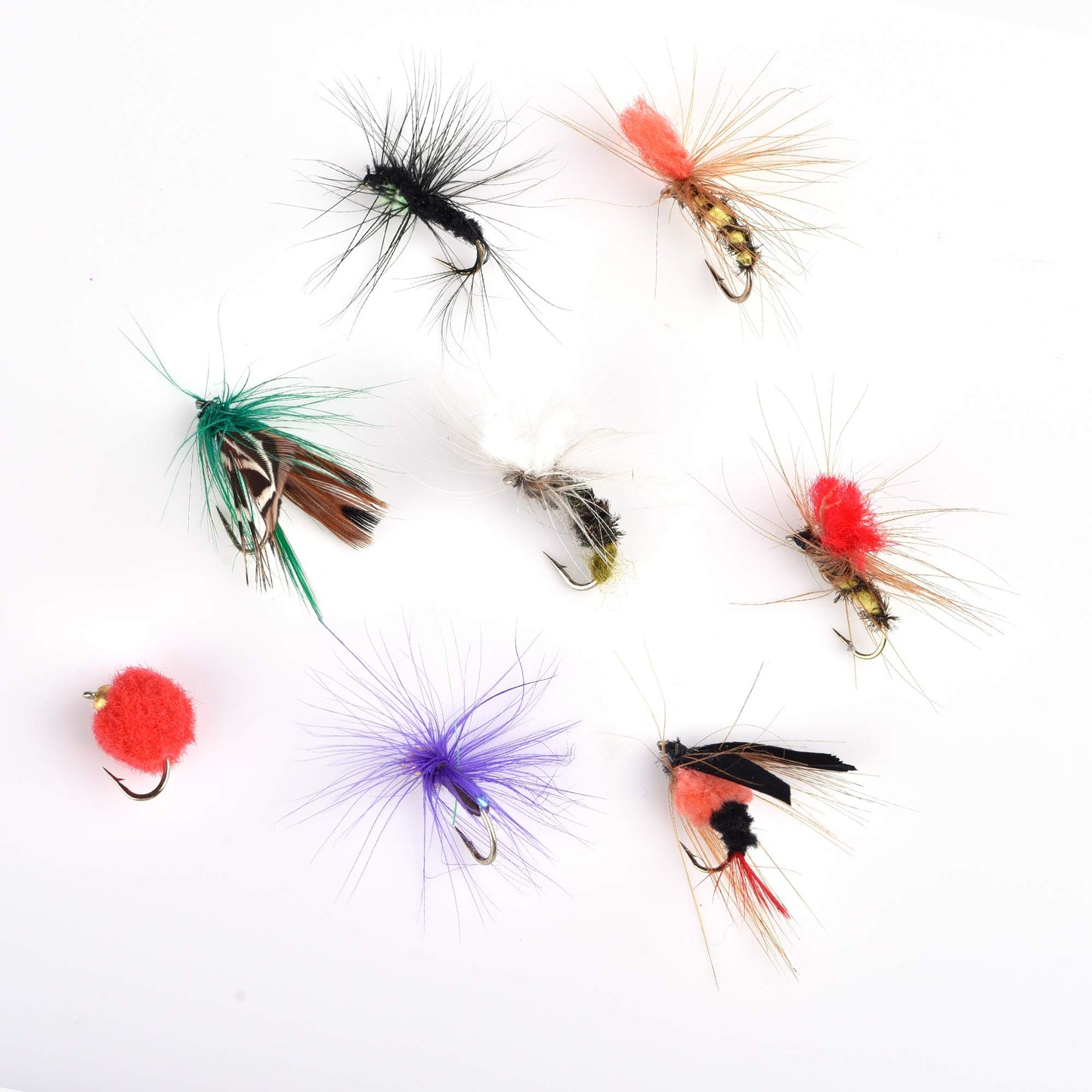 LotFancy Fishing Flies Assortment, 30 PCS Dry Flies Kit with Tackle Box, Nymph Flies, Wooly Bugger Flies, Streamers, Emergers, Caddis Fly Assortment for Trout Bass Salmon