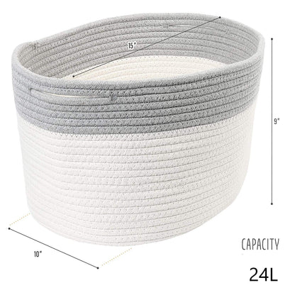 Cotton rope basket