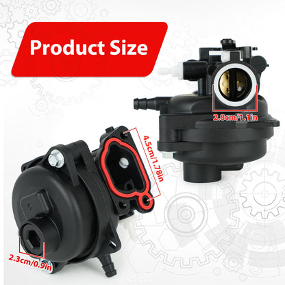 LotFancy Carburetor 799583 for Briggs & Stratton Lawnmower Engine 300E 450E 500E 550E 575E 600E 125cc 08P502 09P602, Fits for 590556 593261 595656 591160 Replacement