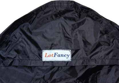 LotFancy Waterproof Motorcycle Cover, Lightweight Outdoor Protection from Rain UV Snow Dust Wind Proof Fits up to 89-Inch Scooter Bike, Motors, Dirt Bike and Road Bike, Choppers and Cruisers