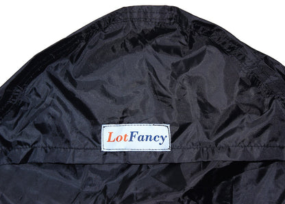 LotFancy Waterproof Motorcycle Cover, Lightweight Outdoor Protection from Rain UV Snow Dust Wind Proof Fits up to 89-Inch Scooter Bike, Motors, Dirt Bike and Road Bike, Choppers and Cruisers