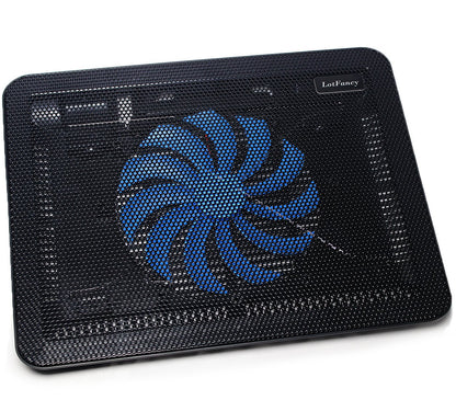 Laptop Cooler Cooling Pad for 10"-17" Notebook - Portable Chill Mat with 2 LED Fans by LotFancy