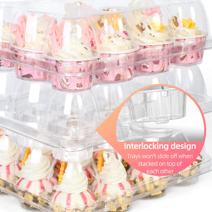 LotFancy Dozen Cupcake Containers