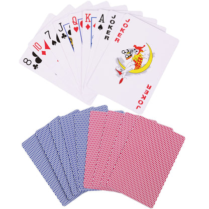 LotFancy Playing Cards, 12 Decks of Cards, Poker Size Standard Index, 6 Blue and 6 Red, for Blackjack, Euchre, Canasta Card Game, Casino Grade