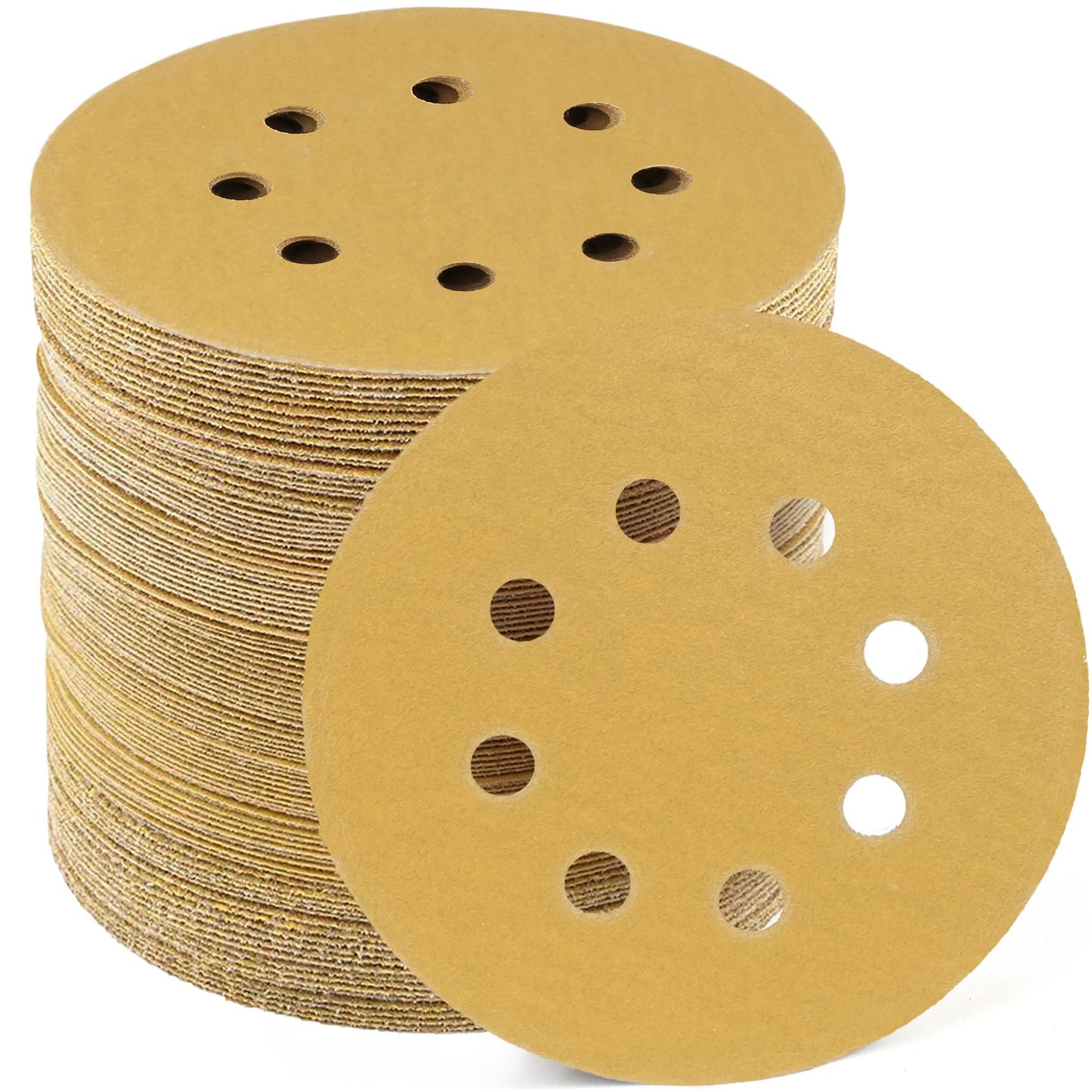 LotFancy Dustless Hook-and-Loop Sanding Disc Sander Paper