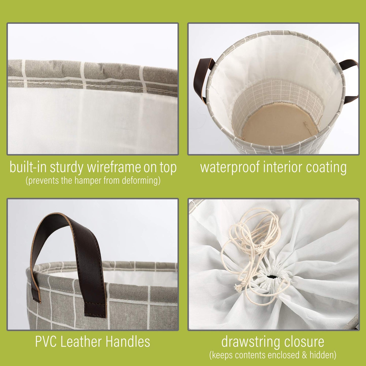 LotFancy Medium Laundry Hamper