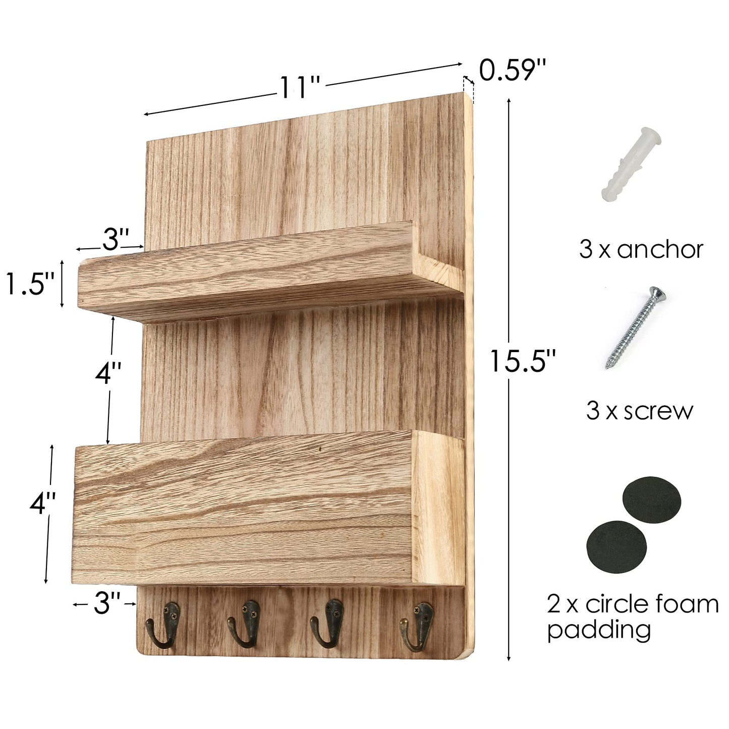 LotFancy Key Mail Organizer