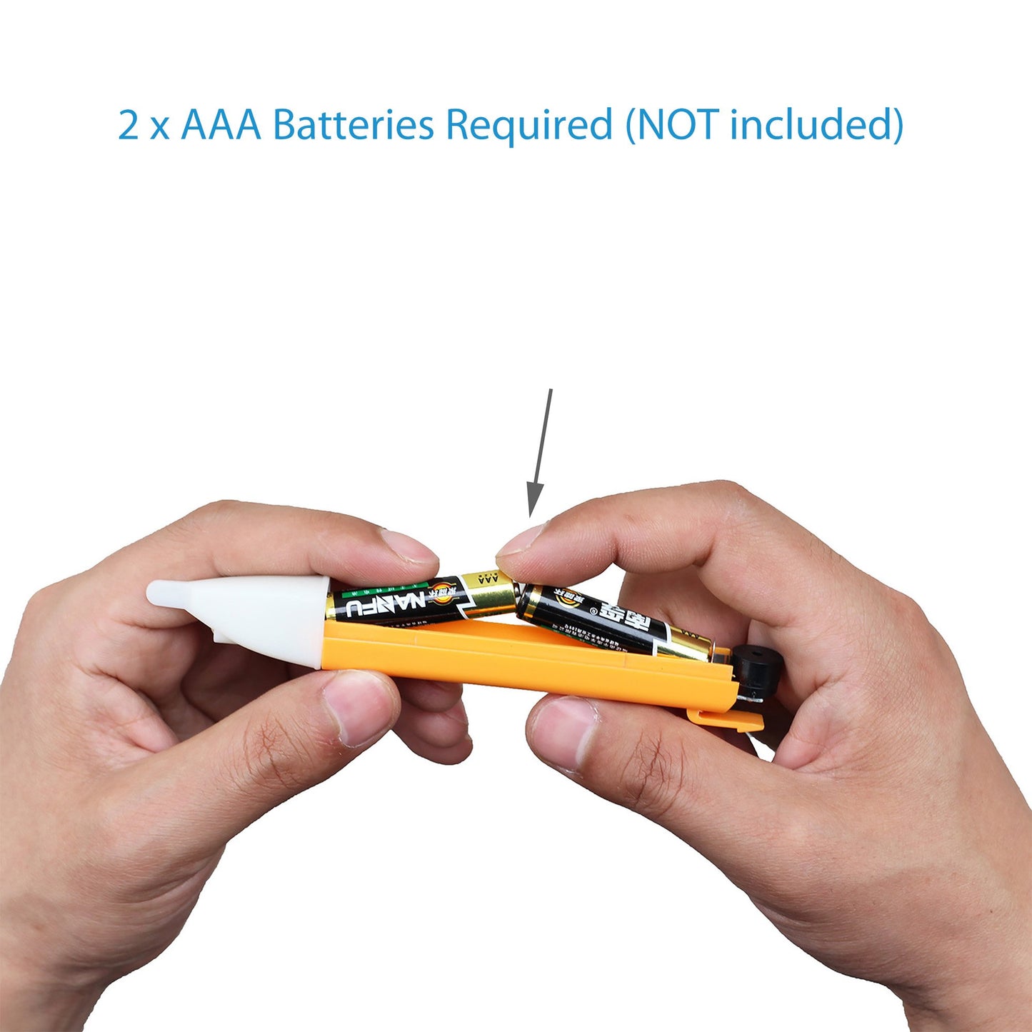 LotFancy Non-Contact Voltage Detector Electric Tester Pen with LED Light, Check Range 90-1000V AC (Battery NOT Included)