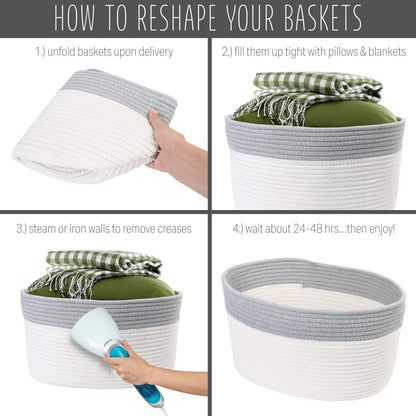 Cotton rope basket