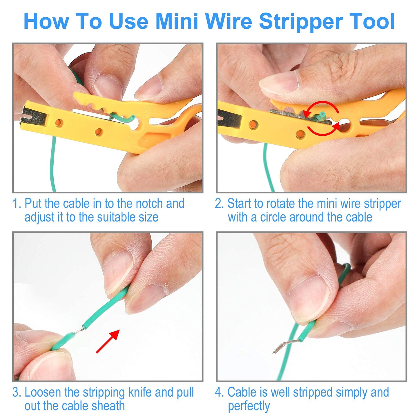 LotFancy Stranded Wire, 6 Colors (30 Feet Each) Electrical Wire, Tinned Copper Hookup Wire Kit 300V for DIY, Flexible