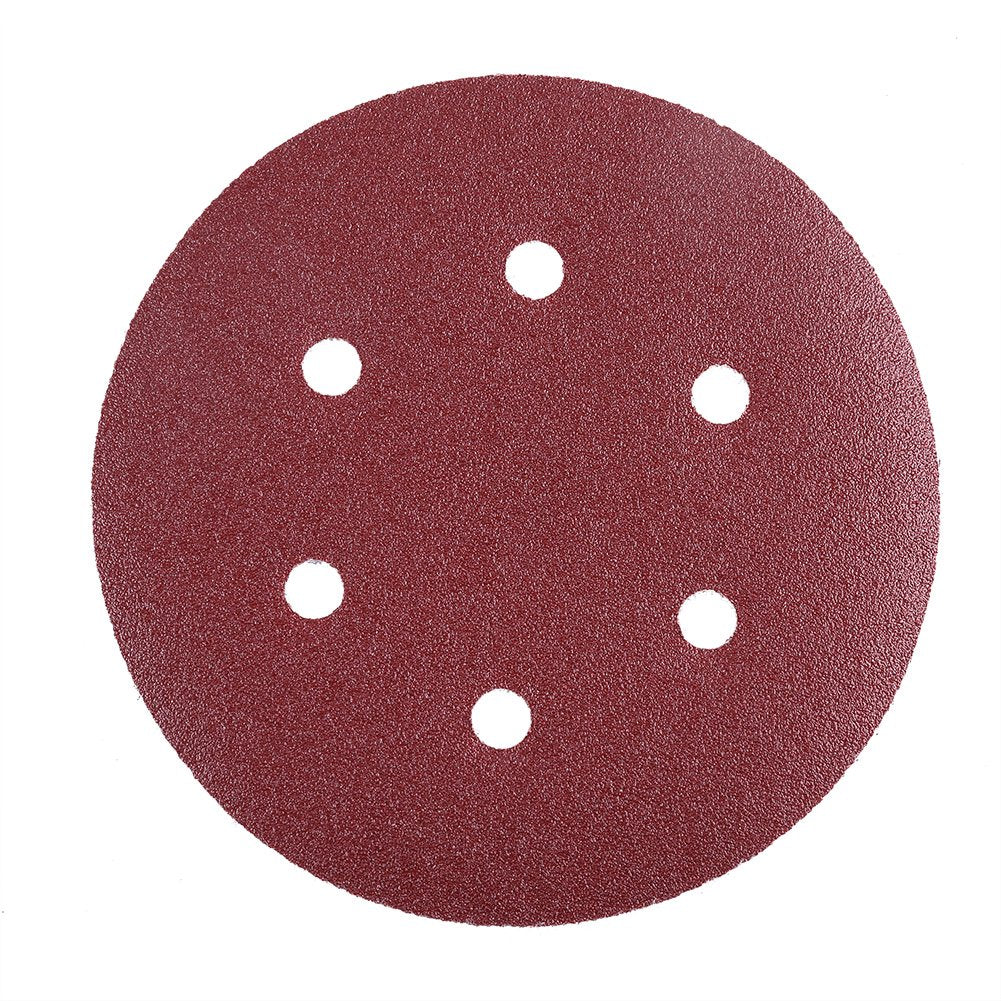 100 Grit Sanding Disc, 90PCS 6 Inch 6 Holes Sandpaper, LotFancy Hook and Loop Random Orbit Sander Paper