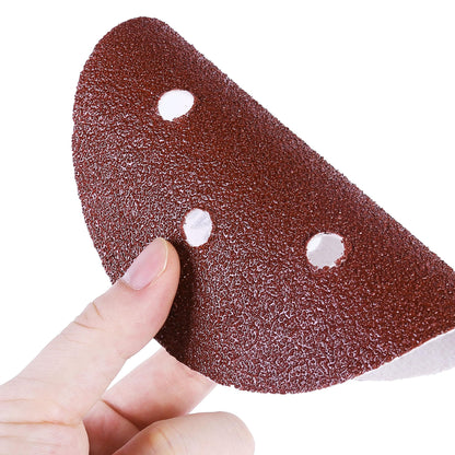 LotFancy 6" 6-Hole Sanding Discs Sandpaper Hook and Loop Pads 40/60/80/100/120/180/240/320/400/800/1000/1500/2000 Assorted Grits