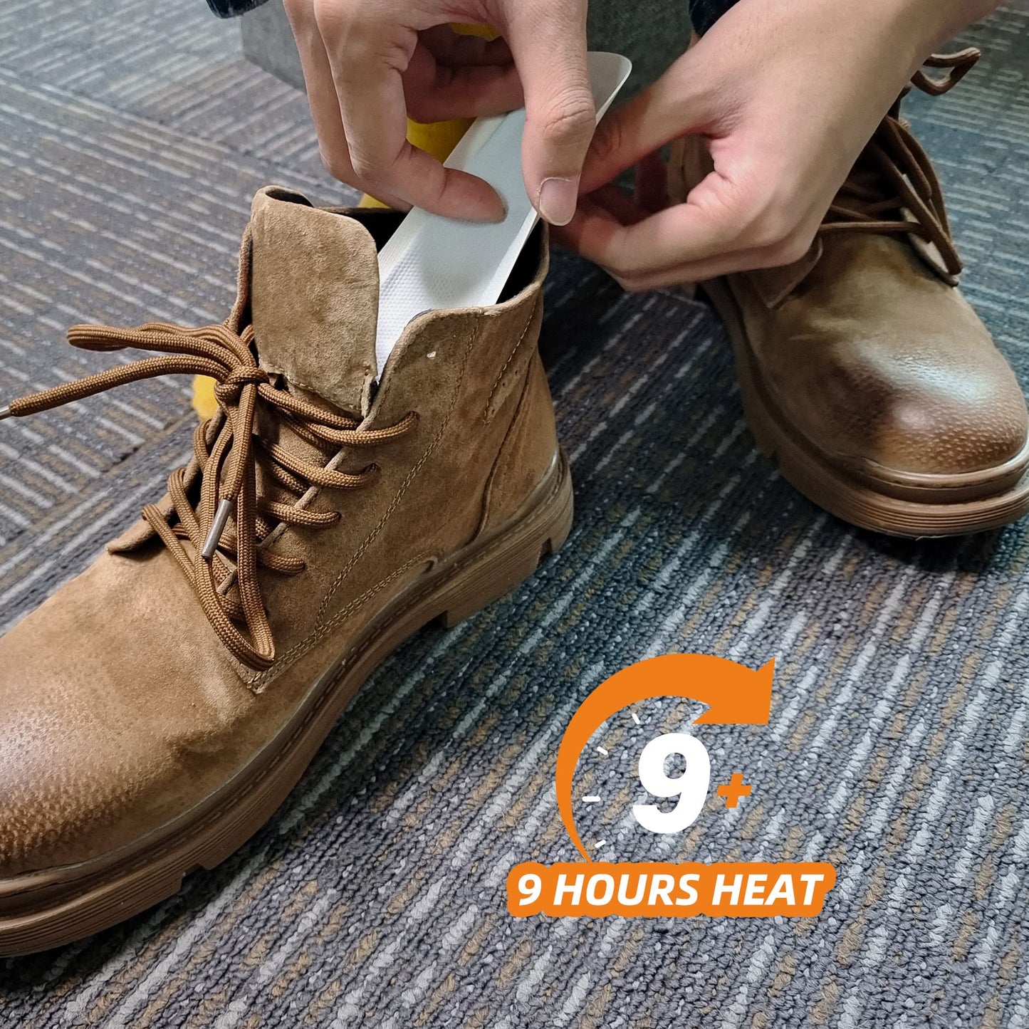 MEDLOT Heated Insoles Foot Warmer, 20 Pairs, Long Lasting Disposable Boot Shoe Warmer for Men and Women